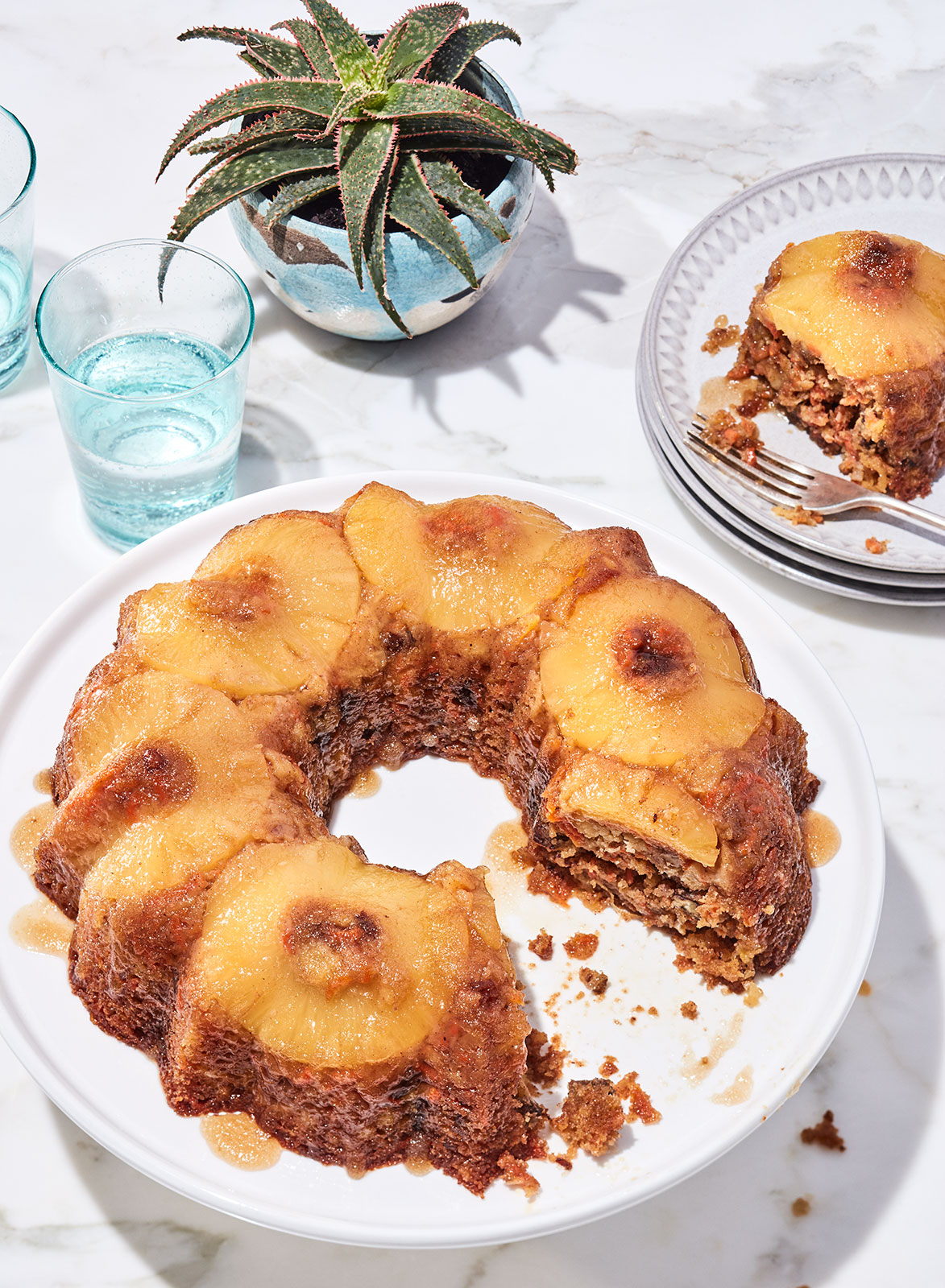 KitchenTwins_PineappleUpsidedownCake