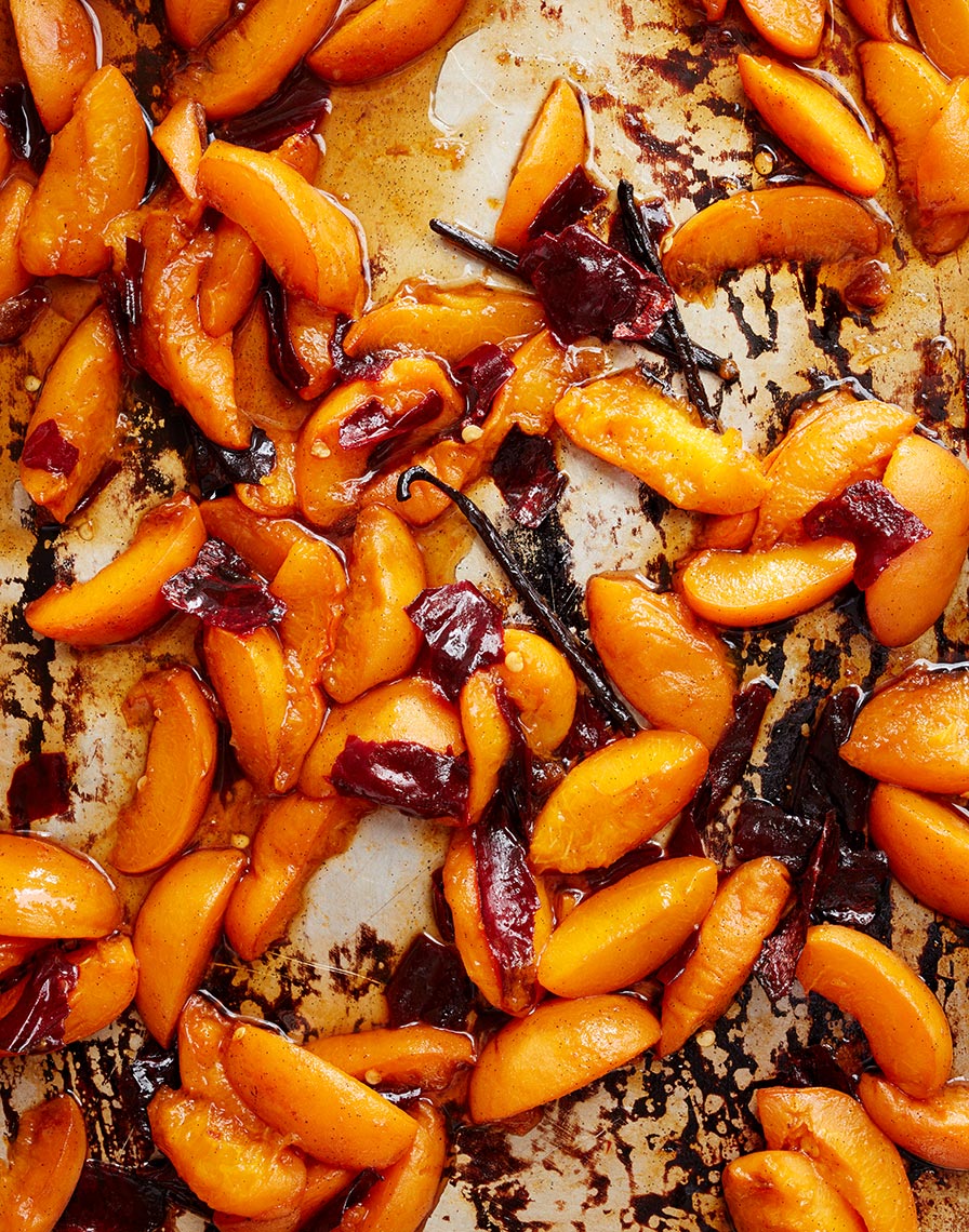 Roasted Apricots & Vanilla Beans